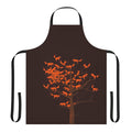 Blazing Fox Tree Apron with Warm Autumn Nature Pattern