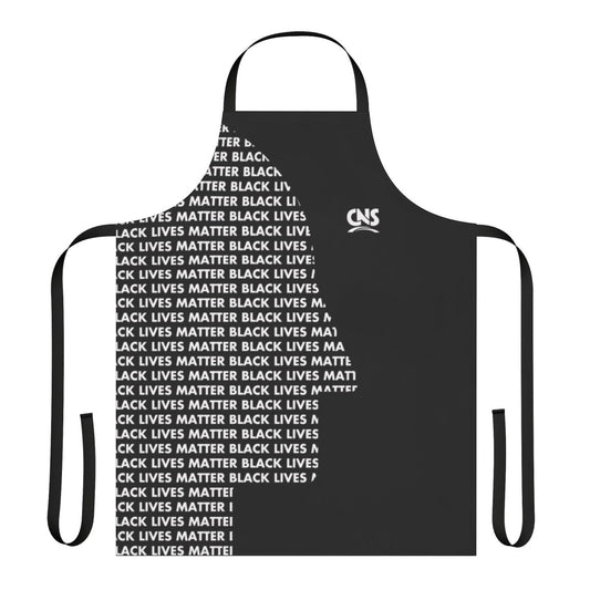BLM apron with bold protest message