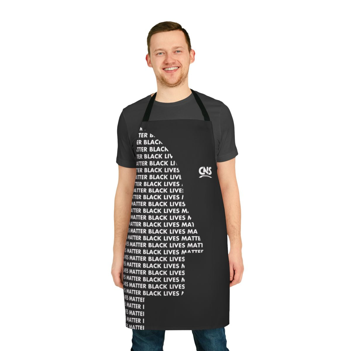 BLM apron with bold protest message