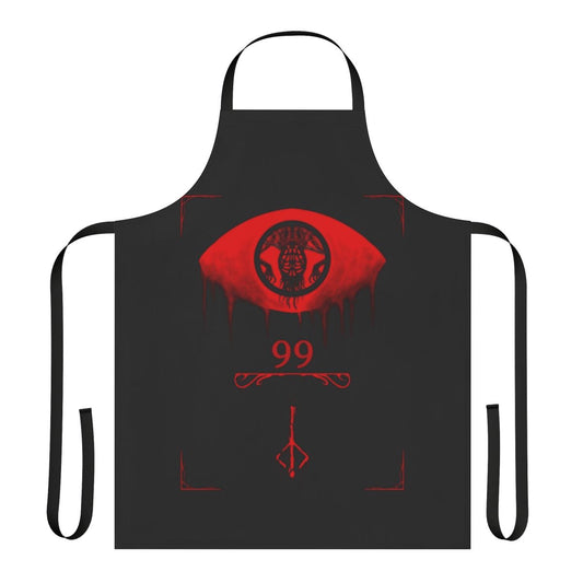 Bloodborne Amygdala-themed apron with intricate design and sturdy construction