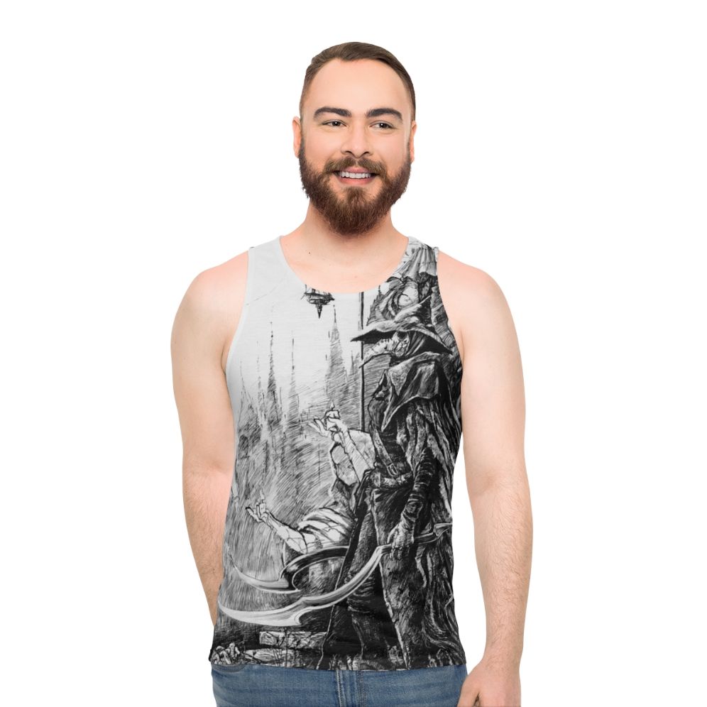 Bloodborne Eileen the Crow Unisex Tank Top
