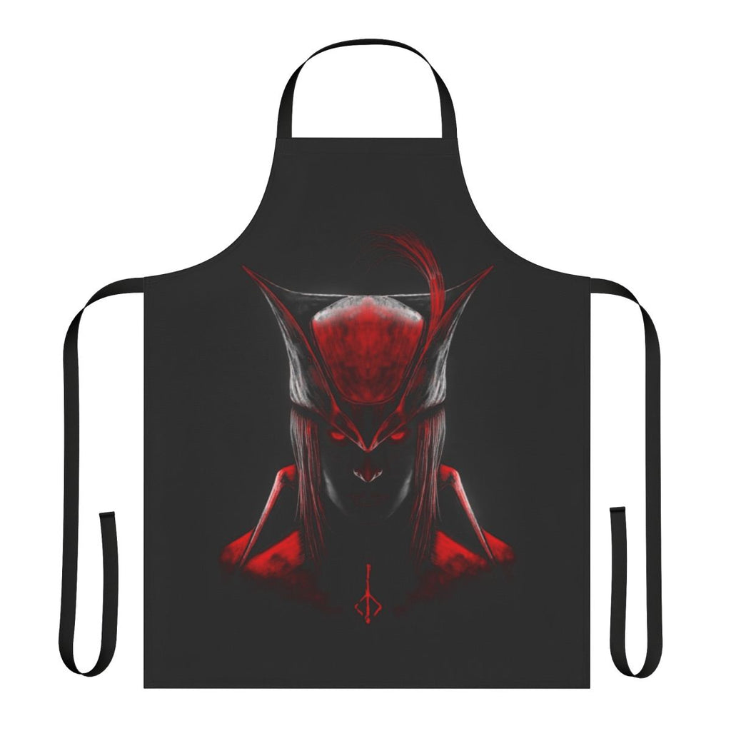 Stylized apron featuring imagery from the Bloodborne video game