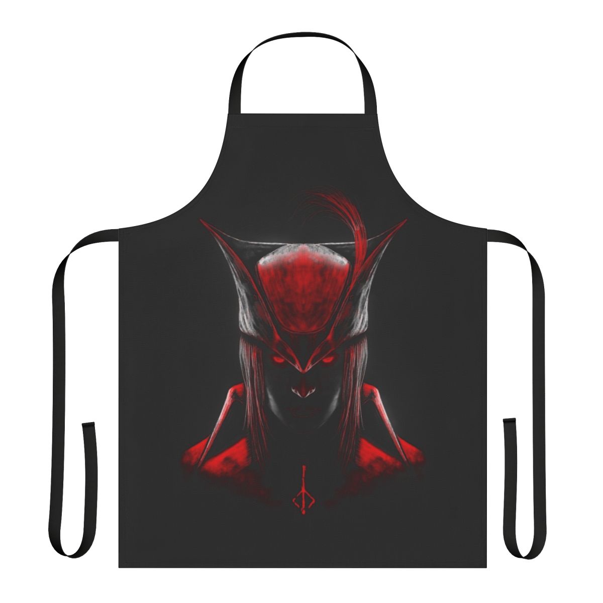 Stylized apron featuring imagery from the Bloodborne video game