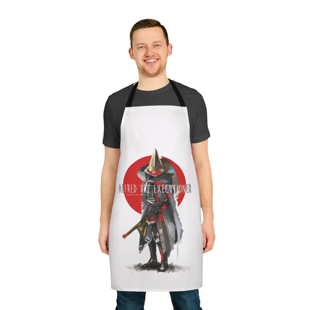 Bloodborne-inspired apron featuring the motif of Alfred the Executioner