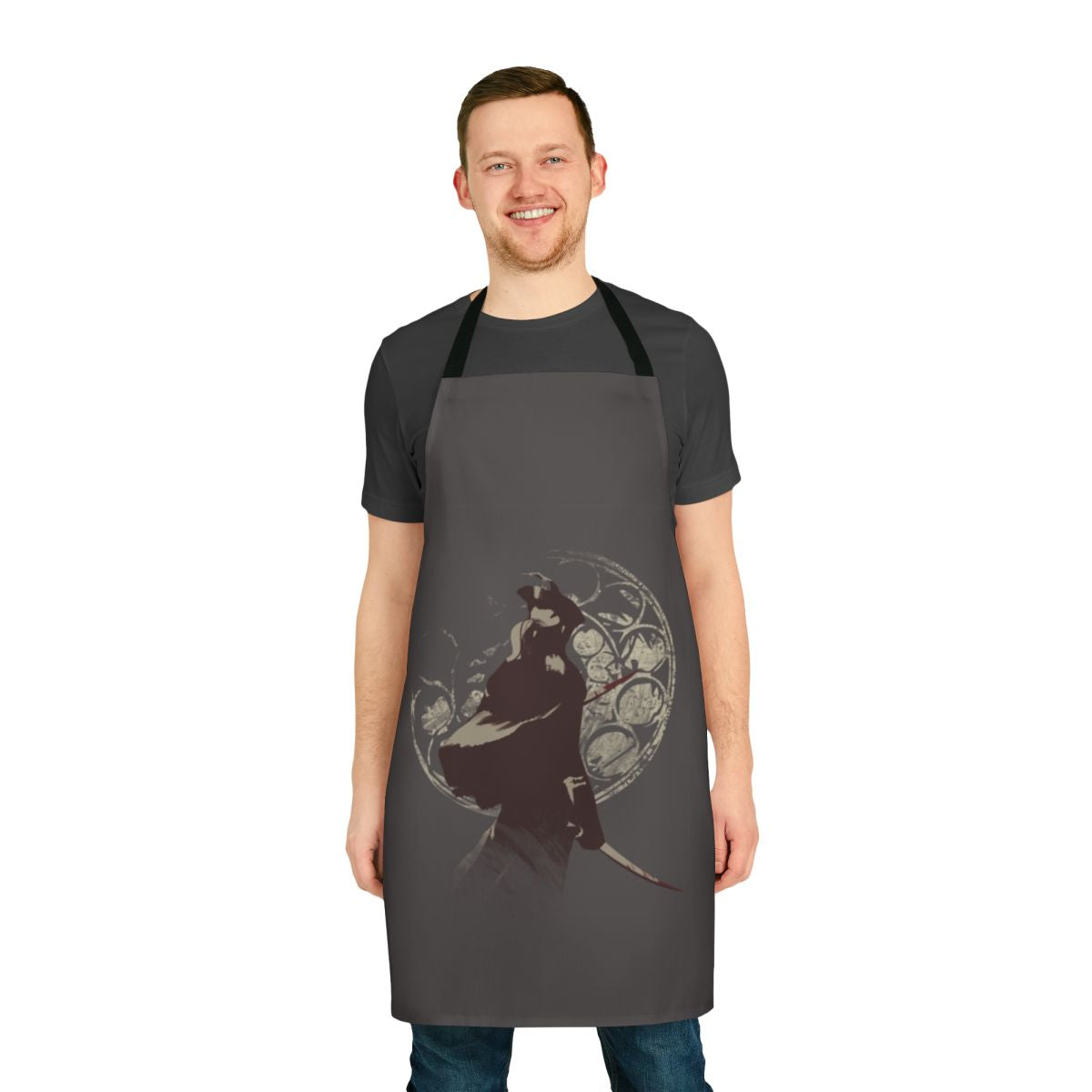 Bloodborne-inspired Lady Maria apron featuring the iconic gothic design