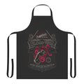 A black apron featuring the iconic Blood Vials from the Bloodborne video game.