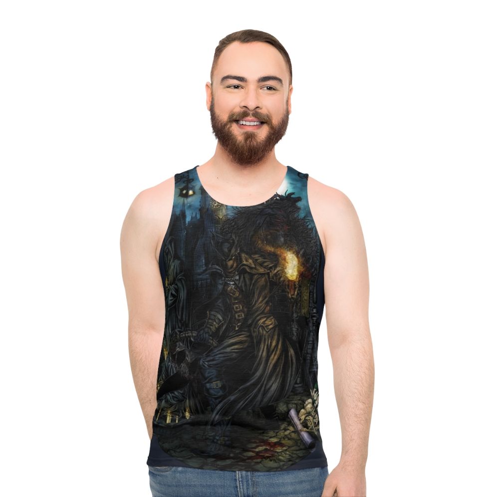 Bloodborne The Hunt Unisex Gaming Tank Top