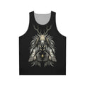 Bloodborne-inspired unisex tank top with spooky, horror-themed design