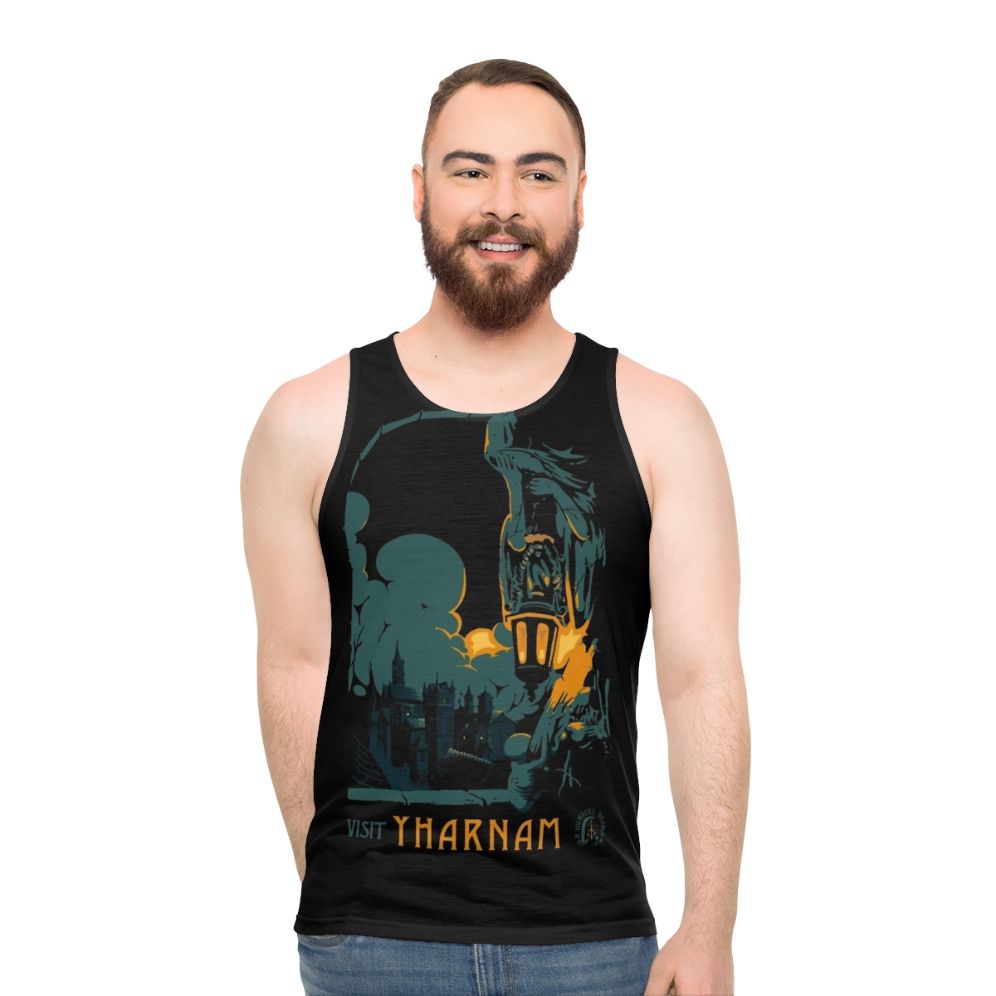 Bloodborne inspired vintage unisex tank top