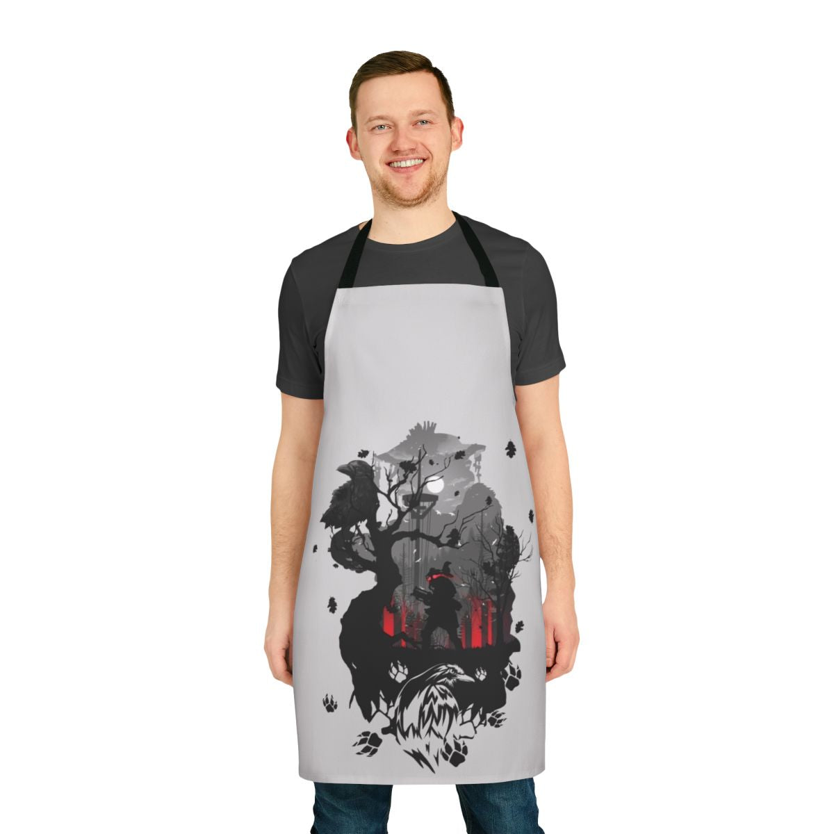 Bloodhound-themed apron for Apex Legends enthusiasts