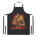 Bloodsport-Inspired Retro Apron featuring iconic martial arts movie imagery