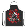 A blood-spattered apron with occult and supernatural imagery, perfect for dark rituals and ceremonies.