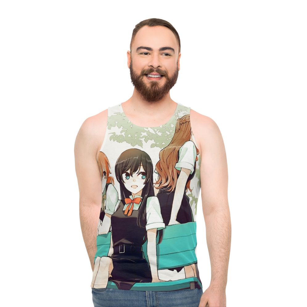 Bloom Into You Yuri Manga Anime School Uniform Tank Top
