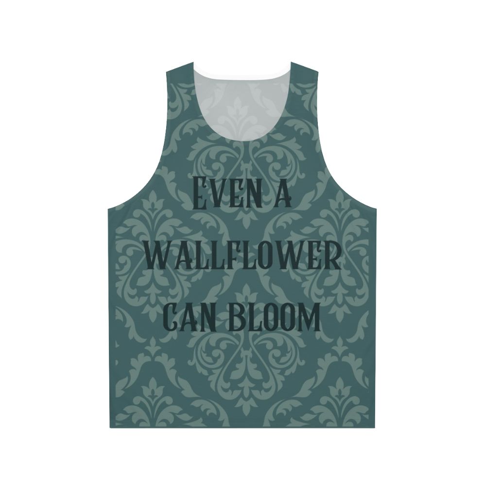 Bloom like a wallflower unisex tank top