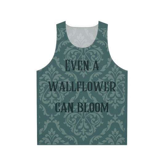 Bloom like a wallflower unisex tank top
