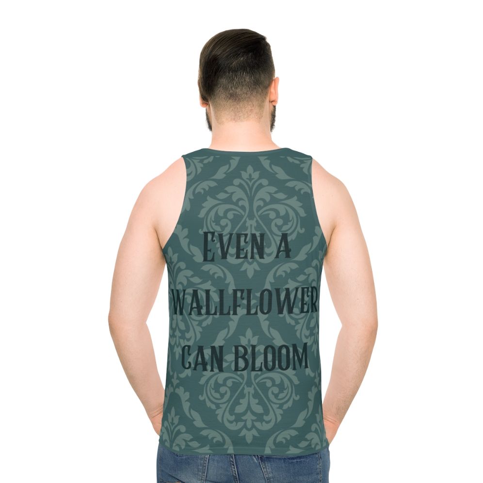 Bloom like a wallflower unisex tank top