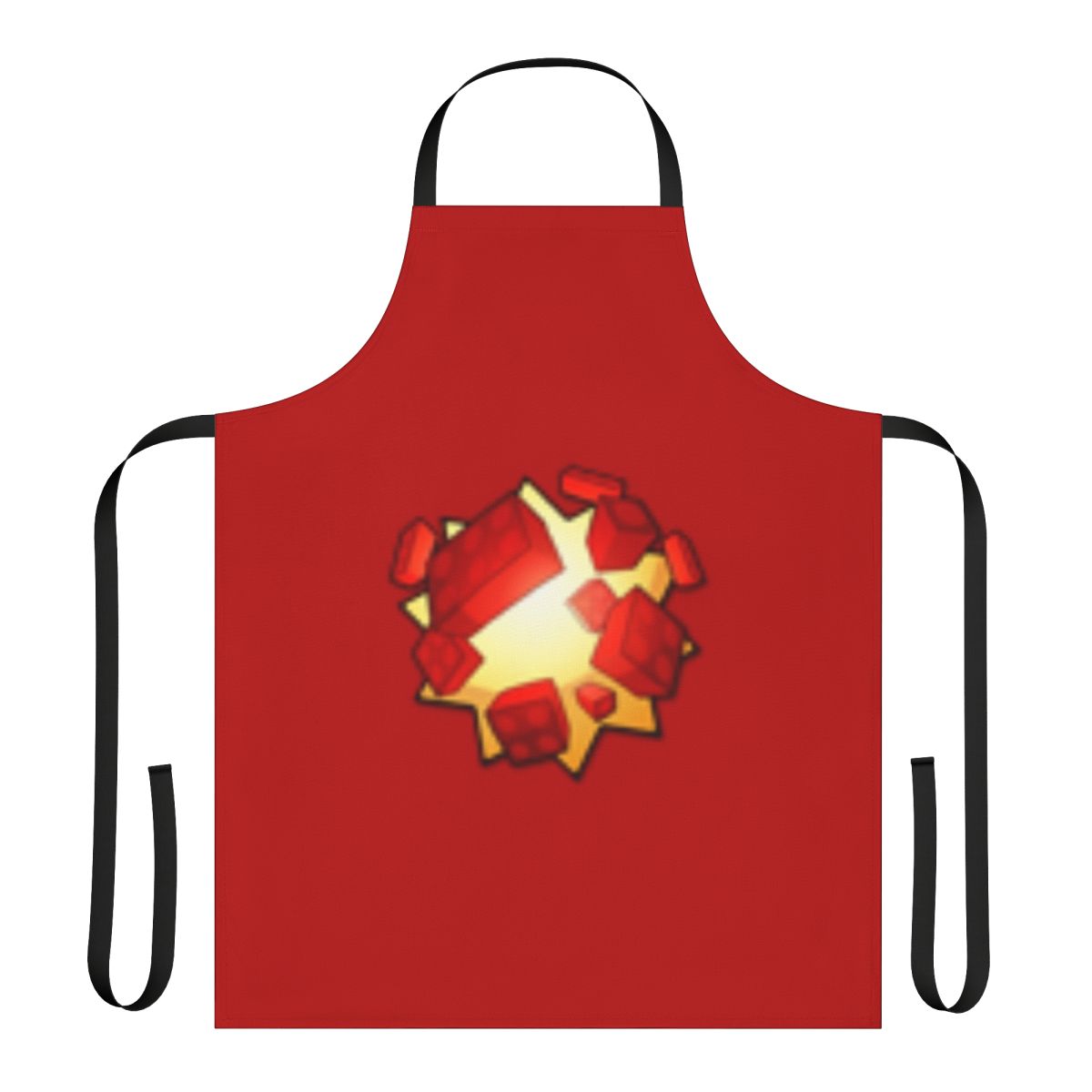 Bloxxer-inspired apron with Roblox-themed design for gaming and cooking enthusiasts