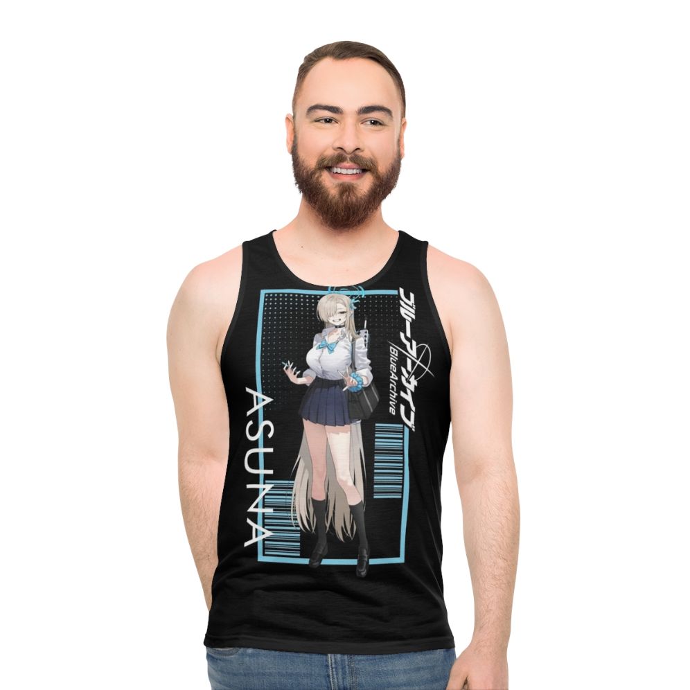 Blue Archive Anime Character Portrait Unisex Tank Top