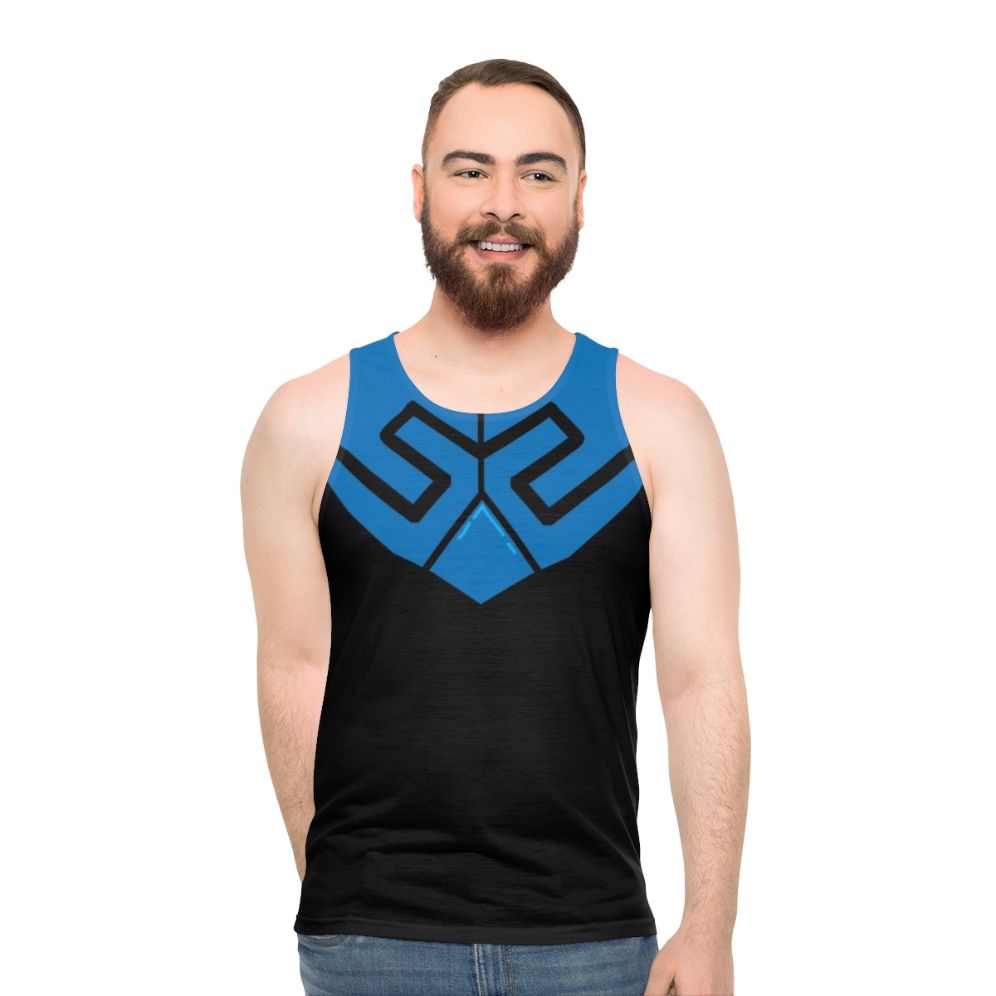 Blue Beetle Armor Unisex Tank Top