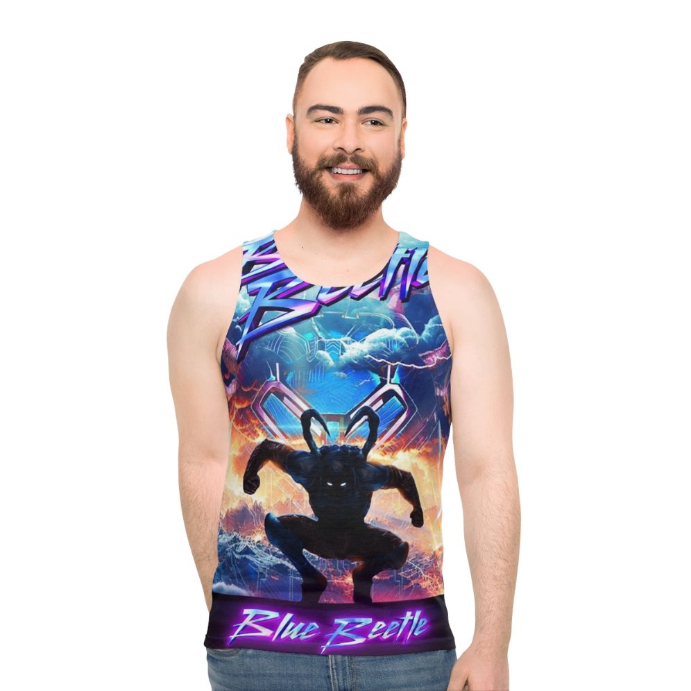 Blue Beetle Superhero Tank Top
