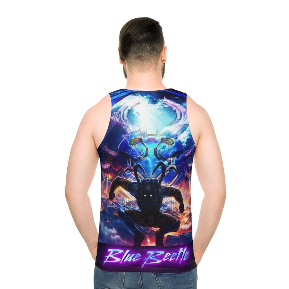 Blue Beetle Superhero Comic Book Unisex Tank Top