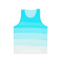 Blue Brushstroke Unisex Tank Top