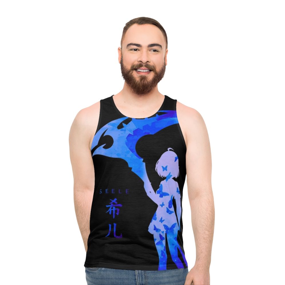 Blue Butterflies Unisex Tank Top