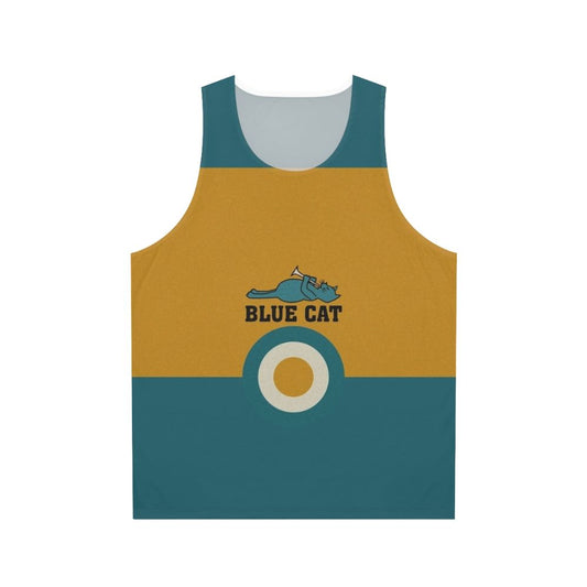 Blue Cat Unisex Tank Top