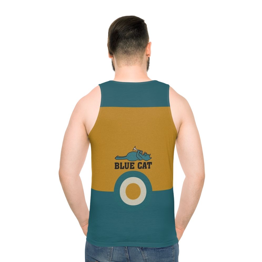 Blue Cat Unisex Tank Top