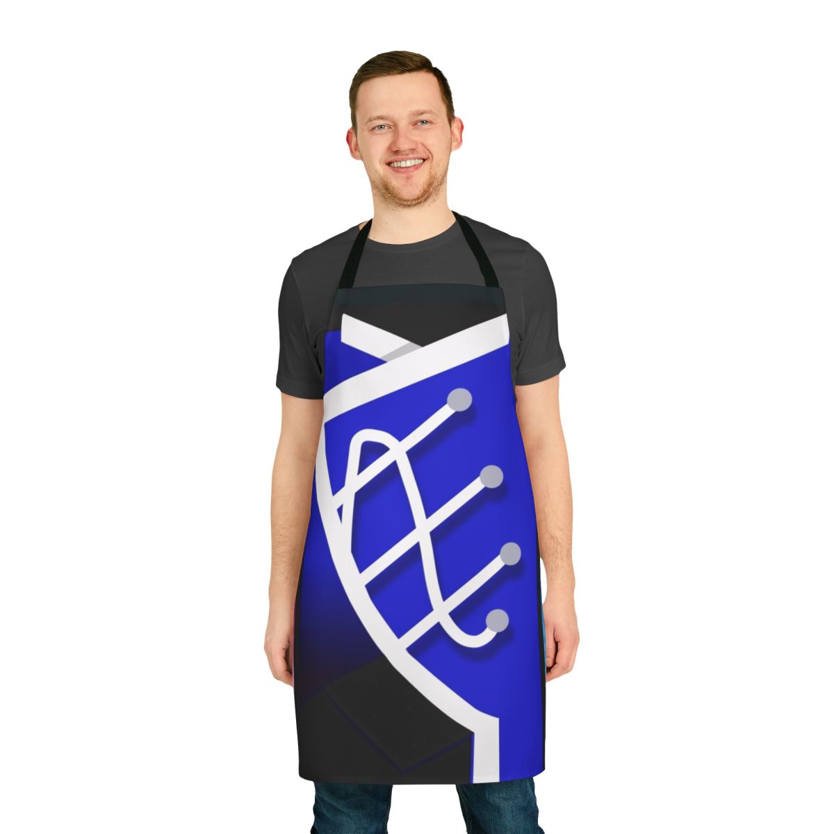 Blue Devils Inspired Apron with Drum Corps International Logo