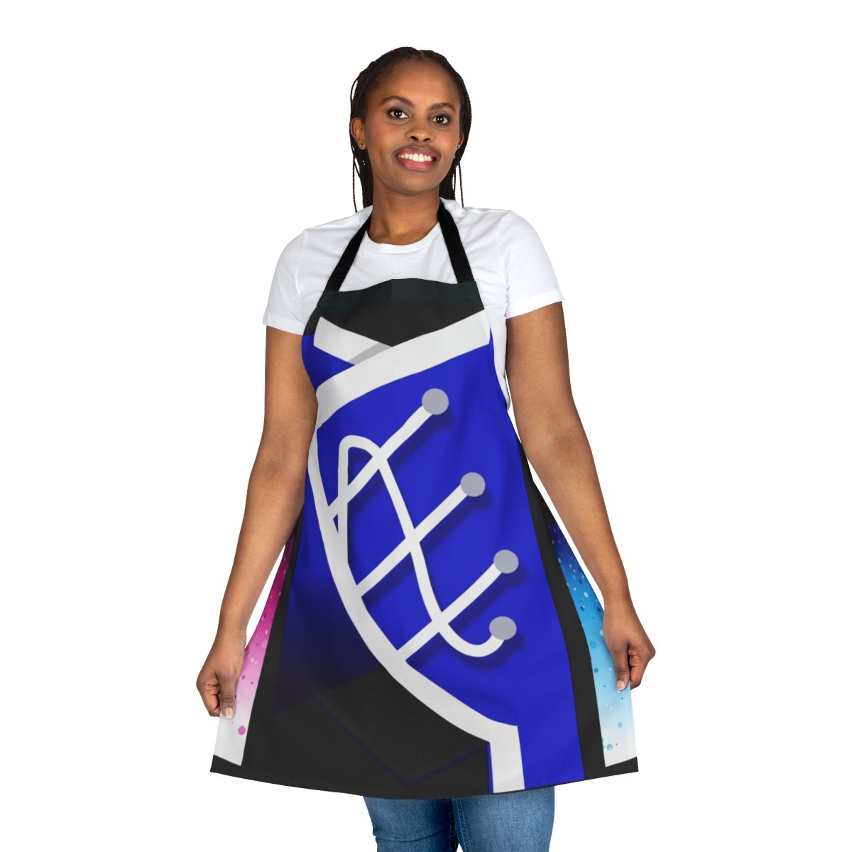 Blue Devils Inspired Apron with Drum Corps International Logo