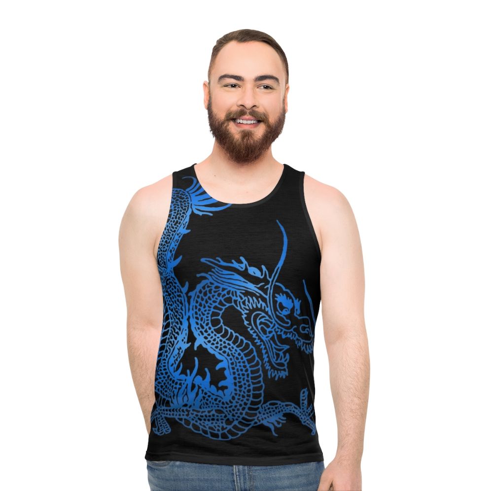 Unisex Blue Dragon Tank Top