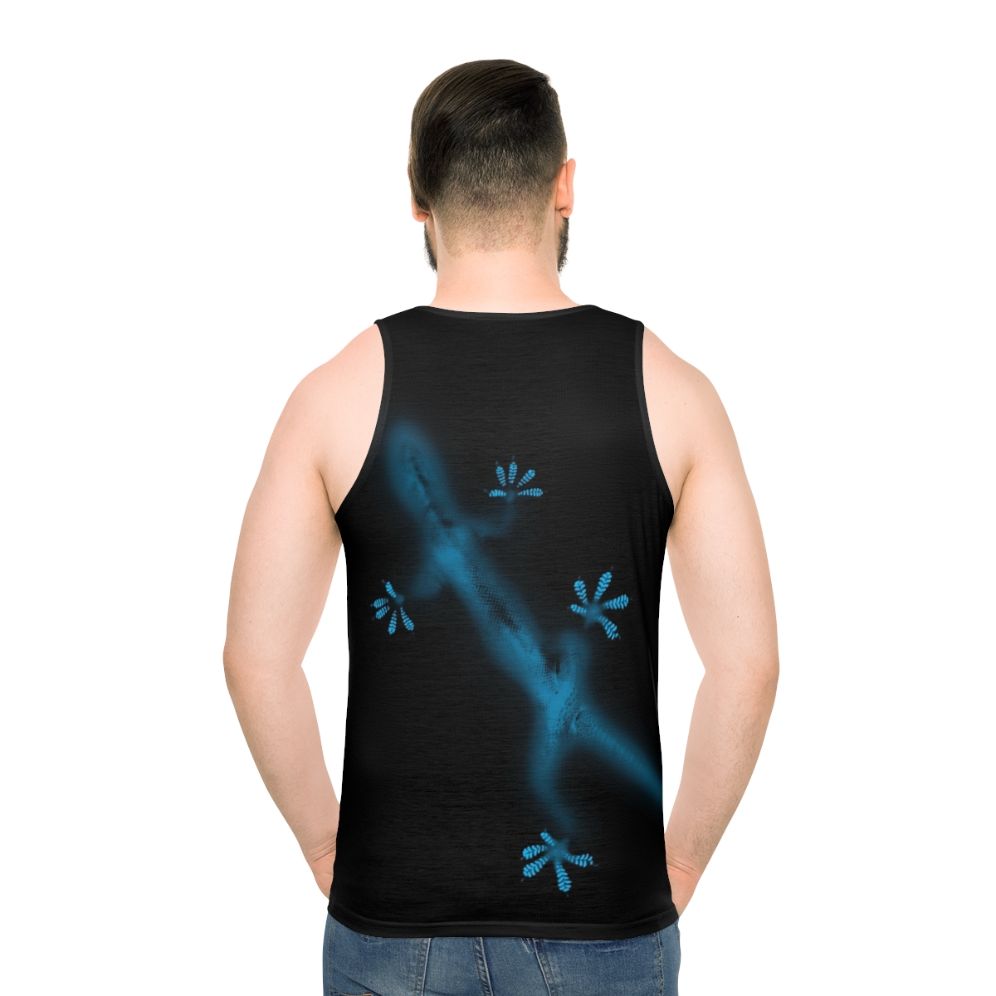 Blue Gecko Minimalist Animal Print Tank Top