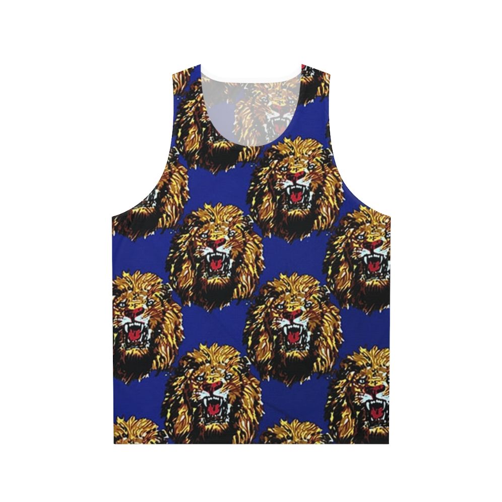 Blue Isi Agu Lion Head Unisex Tank Top