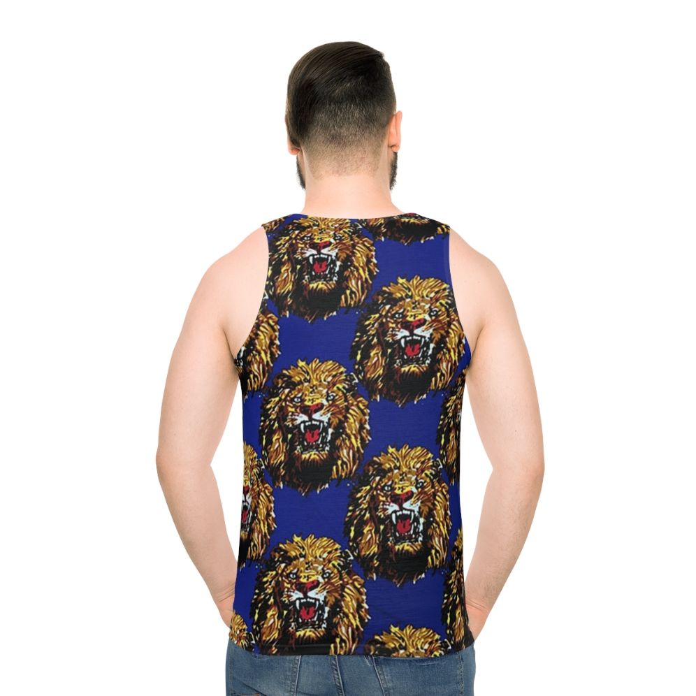 Blue Isi Agu Lion Head Unisex Tank Top