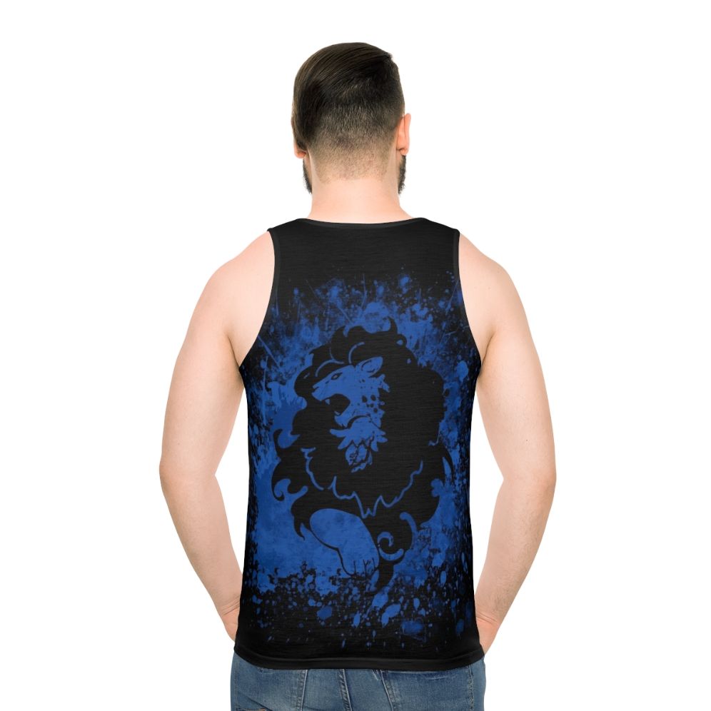 Blue Lion Graphic Unisex Tank Top