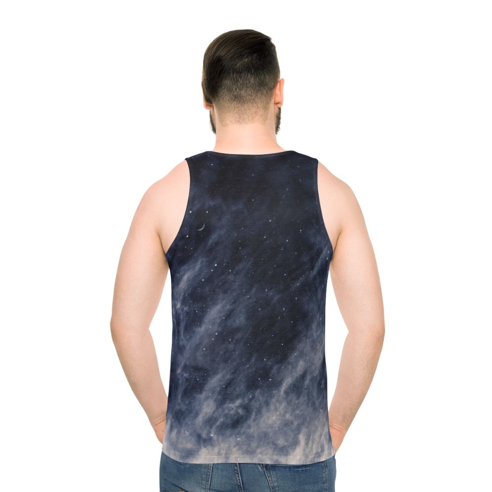 Blue moon unisex tank top