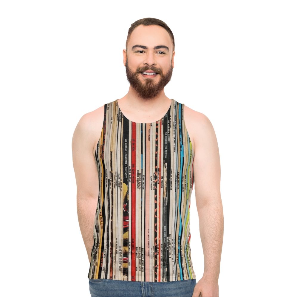 Blue Note Jazz Vinyl Unisex Tank Top