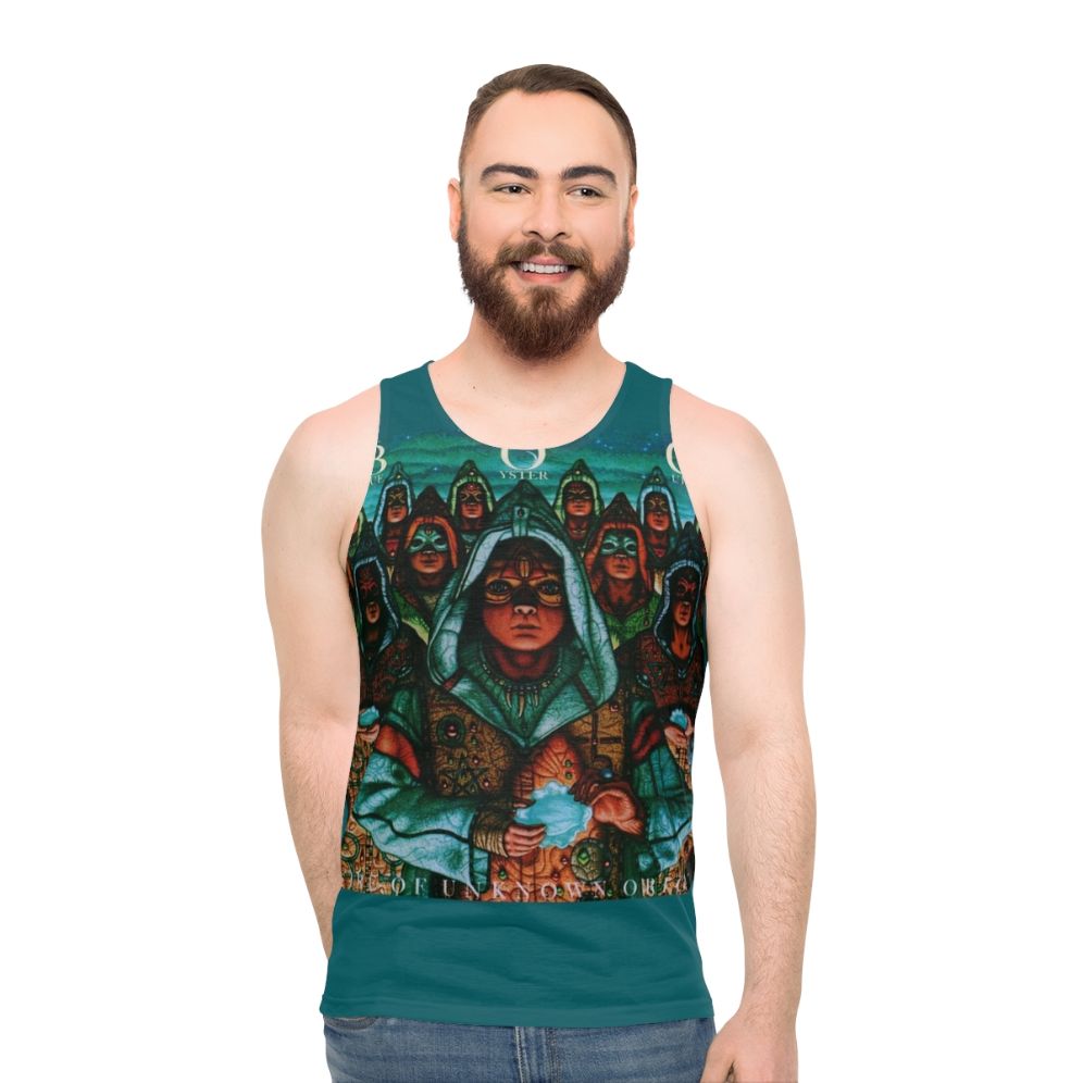 Blue Oyster Cult "Fire of Unknown Origin" Classic Rock Music Tank Top