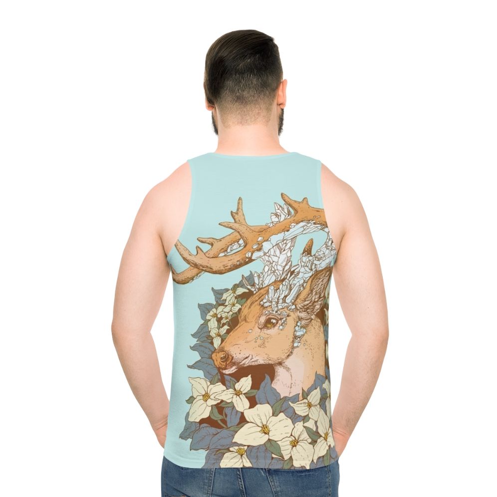 Unisex blue quartz non typical buck tank top