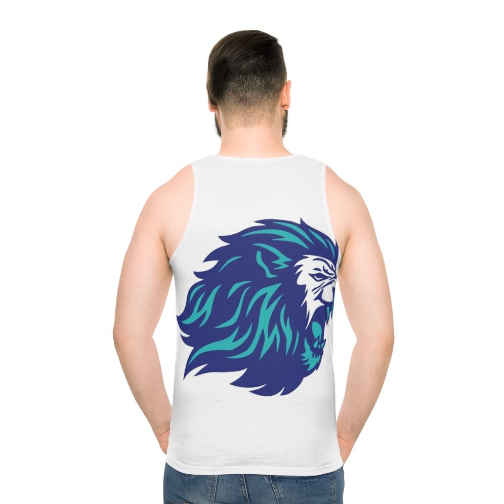 Blue Unisex Tank Top with Legendary Animal Power Design