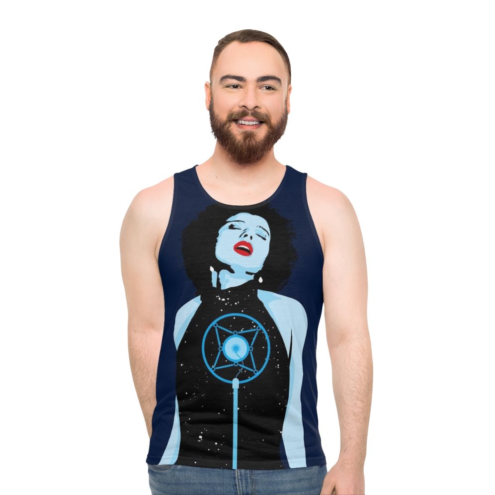 Vintage Blue Velvet Isabella Rossellini Unisex Tank Top