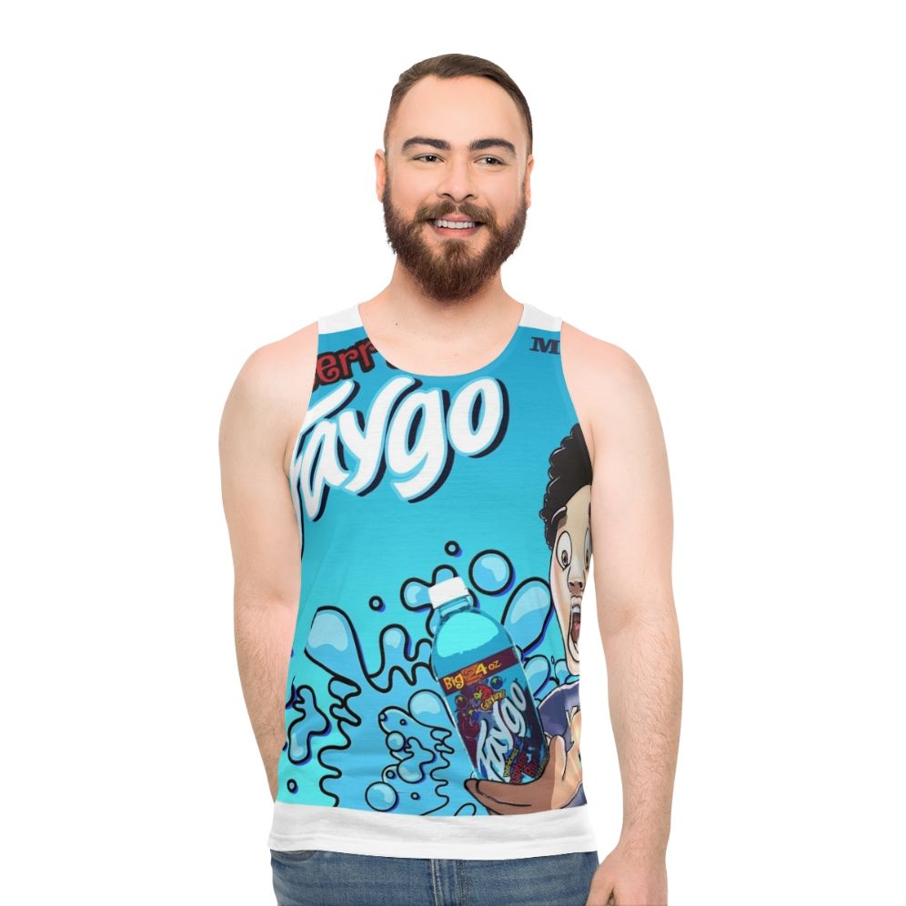 Blueberry Faygo unisex tank top featuring Lil Mosey