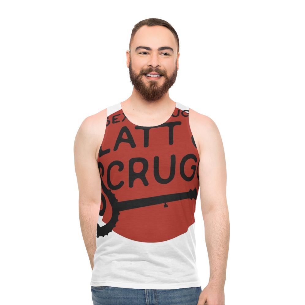 Bluegrass Banjo Music Festival Funny Unisex Tank Top