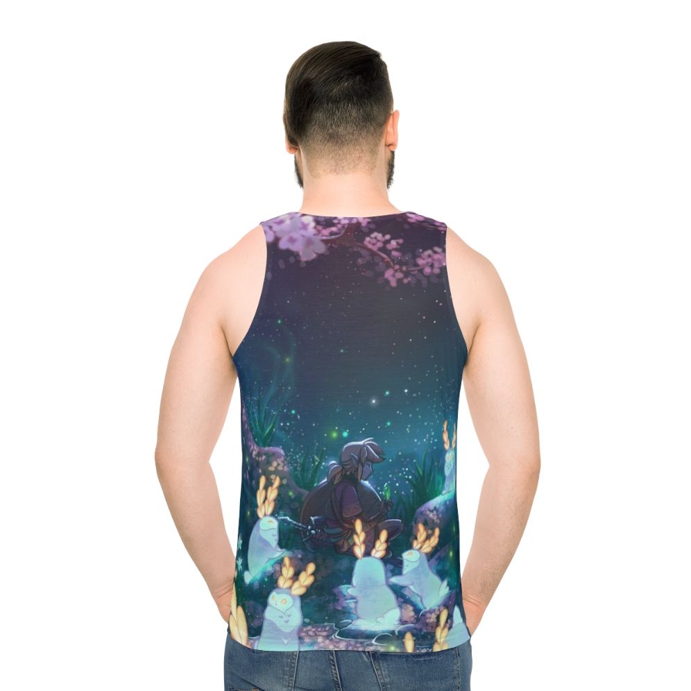 Blupee Sanctuary unisex tank top with whimsical Breath of the Wild design