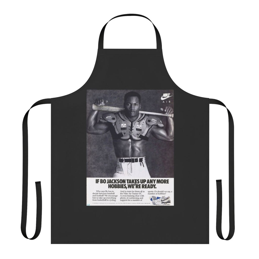 Black and white abstract art print featuring Bo Jackson, a versatile sports player who played both baseball and football