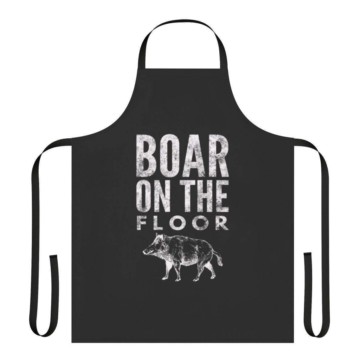 A high-quality apron featuring a boar design, perfect for fans of the TV show "Succession"
