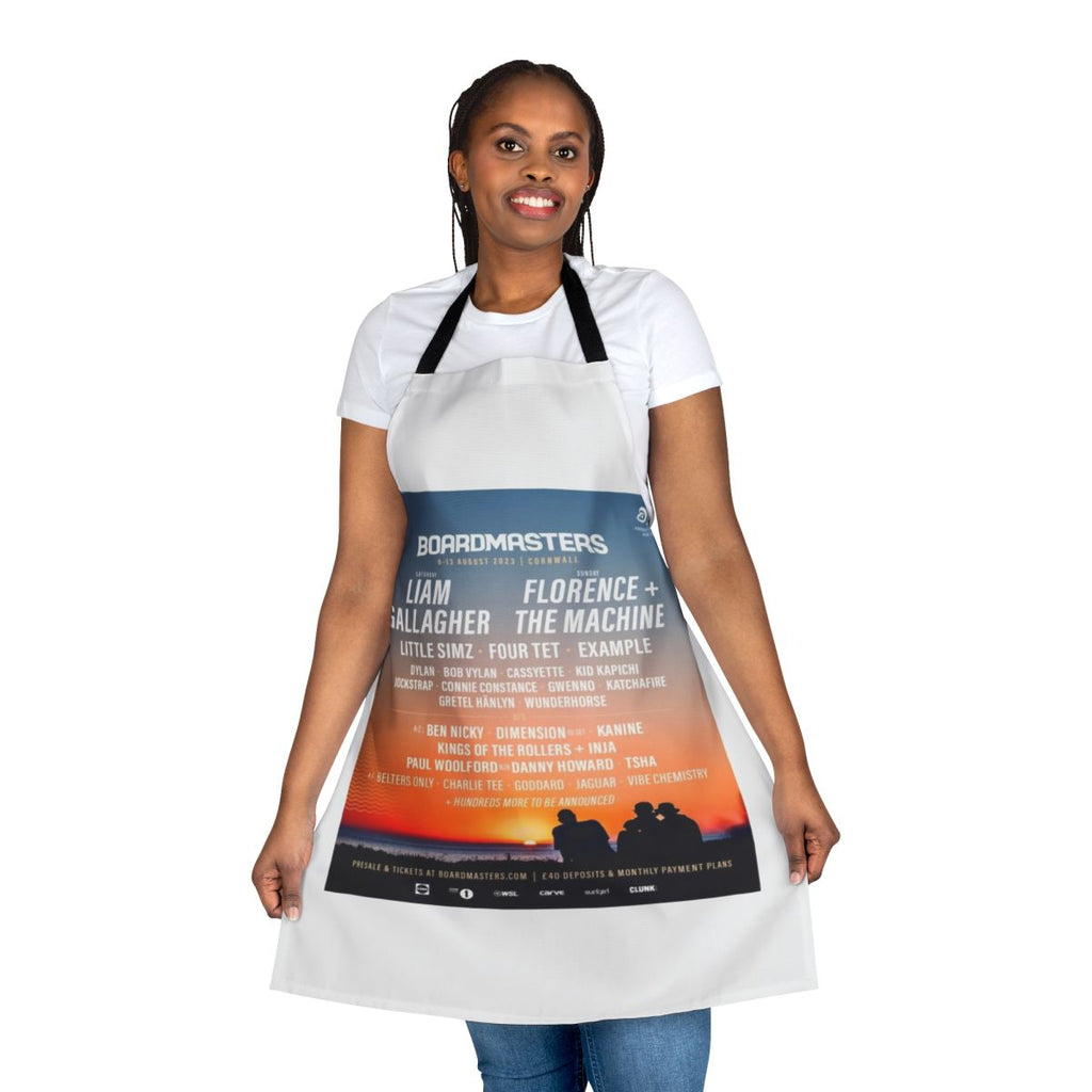 Boardmasters-Inspired Apron featuring Surfing, Music Festival, and Beach Themes