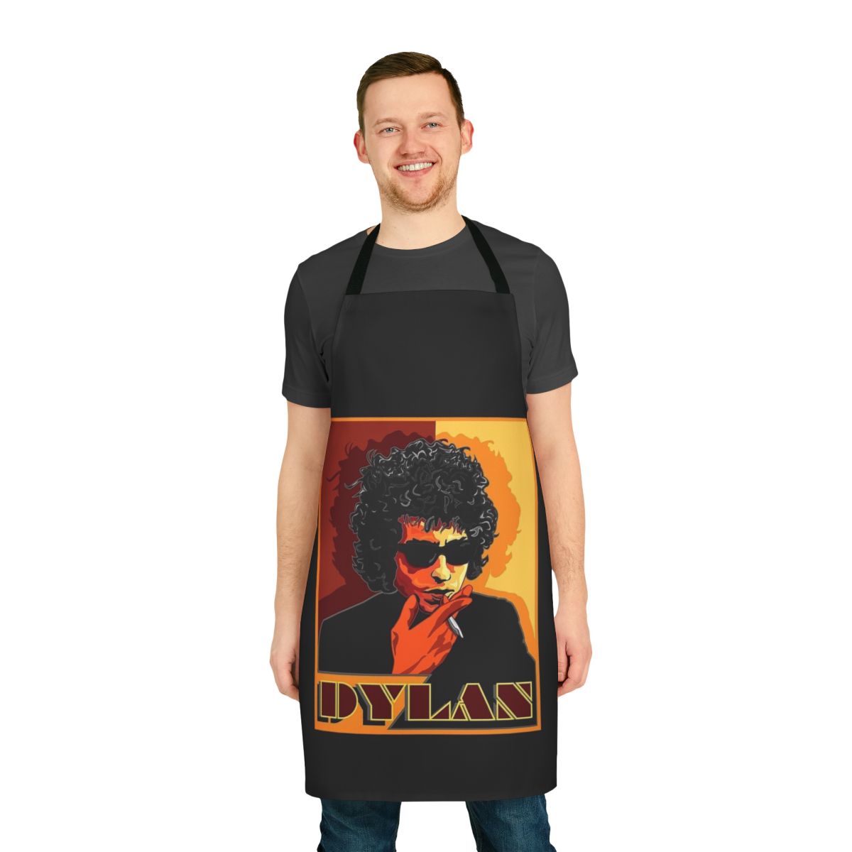 Bob Dylan Inspired Apron with Vintage Style Design
