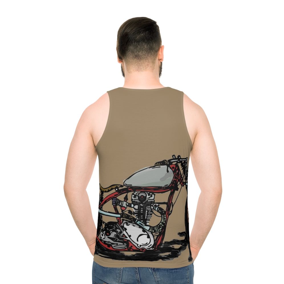 Bobber unisex vintage motorcycle tank top